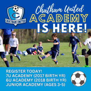 Chatham United Academy registration